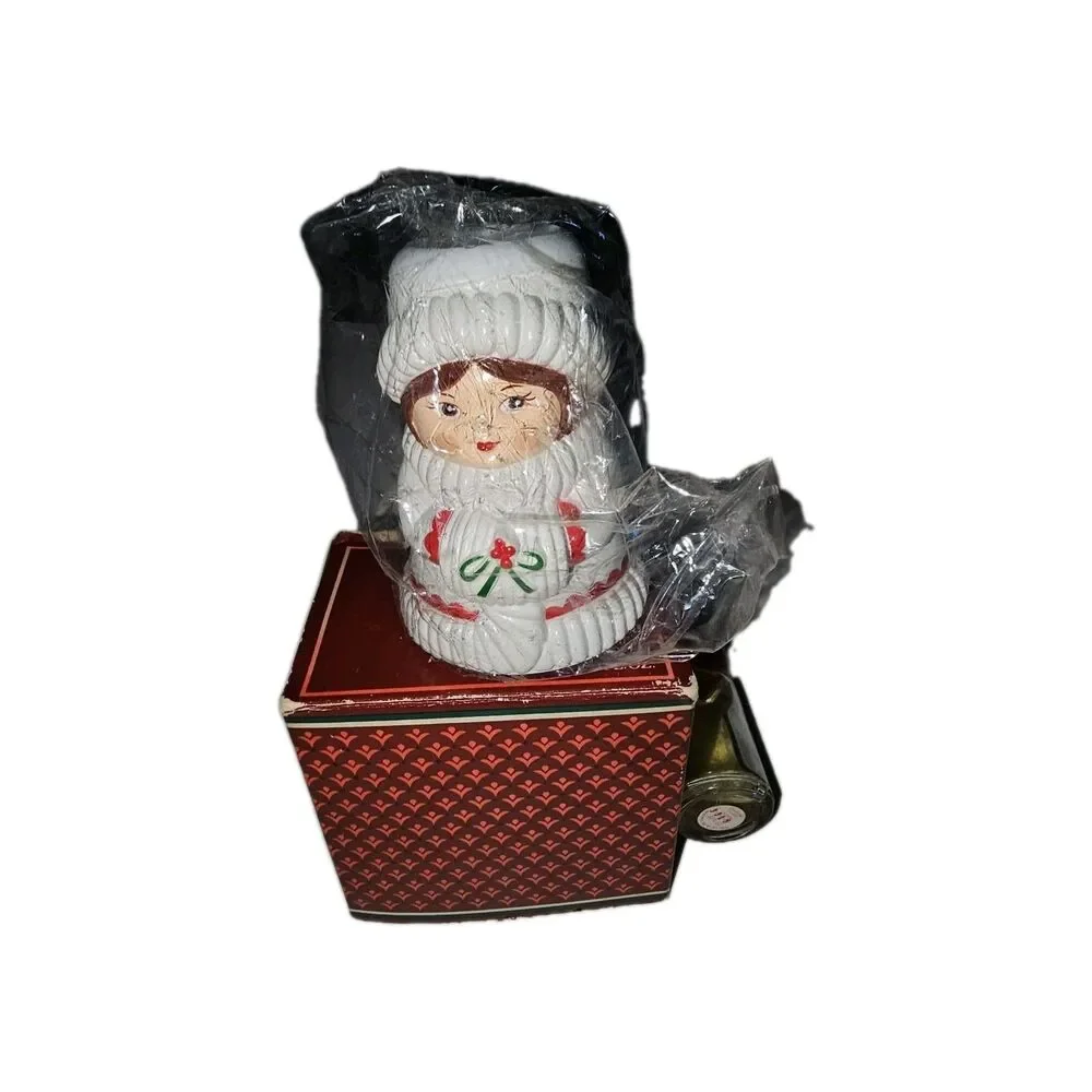AVON Christmas Charmer Candlestick Decanter & Charisma Cologne with Box 1981